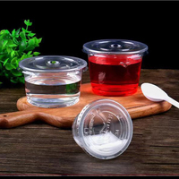 1000 pièces – Prix compétitif – Gobelets et contenants transparents jetables de 95-250/300/500 ml pour yaourt et lait – Prêts à l'expédition – Fabriqués en Chine