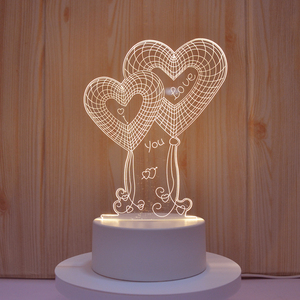 <span class=keywords><strong>2025</strong></span> veilleuse de nuit Quà Tặng đèn 3D ánh sáng ban đêm 3D Acrylic đèn - Product Image 3