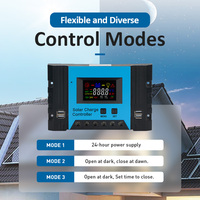 Contrôleur de charge solaire MPPT avec écran LCD PWM série MT 12v/24v/48V, contrôleur d'éclairage, courant nominal 10A, puissance PV maximale 2880W
