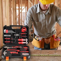 Boîte à outils électricien de réparation générale, outils, couleurs personnalisées, 41 pièces, mécaniques à main, d'usine directe Pro Tech