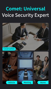 초음파 녹음 방지 오디오 녹음기 방해기 도청 차단 장치 합금 소재 28 초음파 헤드 무선 충전 - Product Image 4