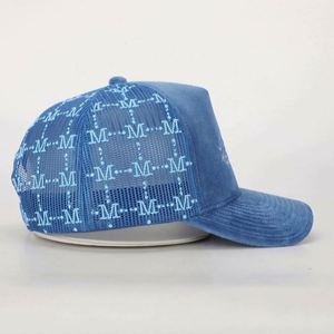 Gorra Deportiva Personalizada al por Mayor para Hombre y Mujer, Gorra Trucker de 5 Paneles con Logotipo Bordado, Gorras con Cierre a Presión de Malla, Gorra Trucker de Terciopelo - Product Image 4