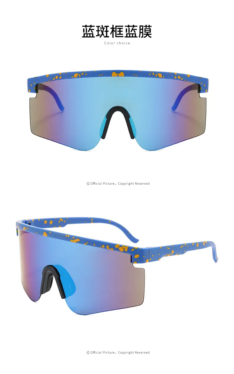 Brevetto di Design privato più nuovo 2022 Outdoor PC Bike ciclismo Sport occhiali da sole Hand UV400 Logo personalizzato occhiali da sole