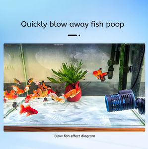 SUNSUN Verstelbare 5W Blauwe Aquariumgolfmaker met Sterke Zuignapvoet voor Vissenbakken tot 8000L Cilindervormig - Product Image 3