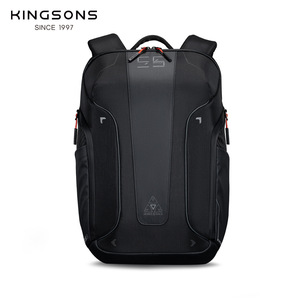 Kingsons <b>Student</b> <b>Backpack</b> 15 Inches Large Capacity Laptop Bag Unisex Black Travel <b>Backpack</b> - Product Image 1