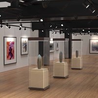 Sundo galerie d'art vitrine en verre trempé design personnalisé luxe antique organisateur lumière led vitrine pour meseum oeuvres show