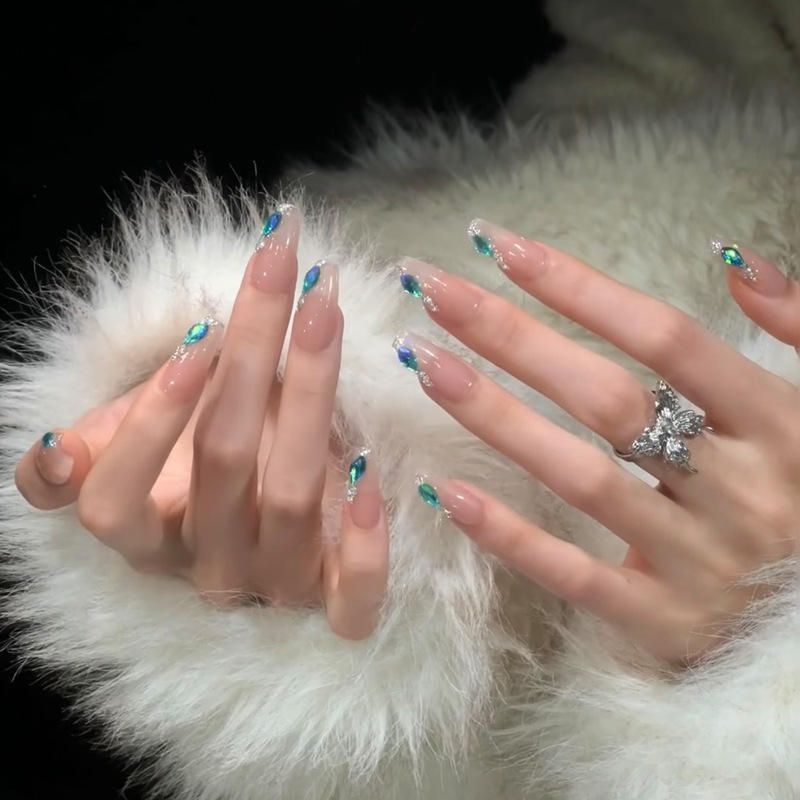 BY1379 Peacock Blue Diamond 30 Piece Box