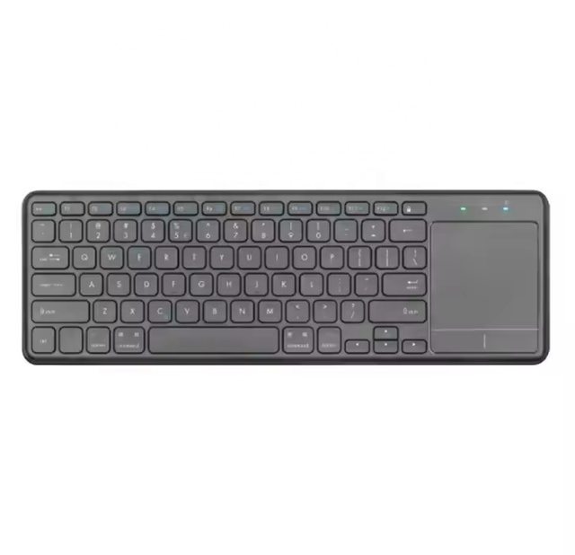 Hot Wireless Touch Keyboard with 3.5-inch Multi-Touch Touchpad Quiet Keys Rechargeable Blue Tooth Keyboard Build-in Trackpad