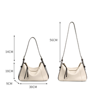 Sac à bandoulière en cuir pleine fleur de haute qualité, design de luxe, personnalisé, moderne et classique, pour femme, fabricant