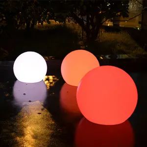 マジックカラーLEDボール充電式防水屋外ガーデンビーチスイミングプールプラスチック照明付きフローティングLEDライトボール