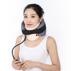 Dispositivo <span class=keywords><strong>de</strong></span> Tracción Cervical 2 <span class=keywords><strong>en</strong></span> 1 con Bolsa <span class=keywords><strong>de</strong></span> Aire <span class=keywords><strong>de</strong></span> Goma Desmontable <span class=keywords><strong>y</strong></span> Collarín Ortopédico para <span class=keywords><strong>el</strong></span> <span class=keywords><strong>Cuello</strong></span> - Product Image 1