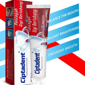 El mejor precio, 100g, sonrisa brillante, previene la caries dental, pasta de dientes con sabor a menta para adultos - Product Image 1