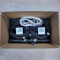 Pack d'échantillons de film chauffant PTC en graphène, barrette de connexion en cuivre de 12 mm, connecteur à clipser, thermostat à double sonde, énergie, cuisine extérieure