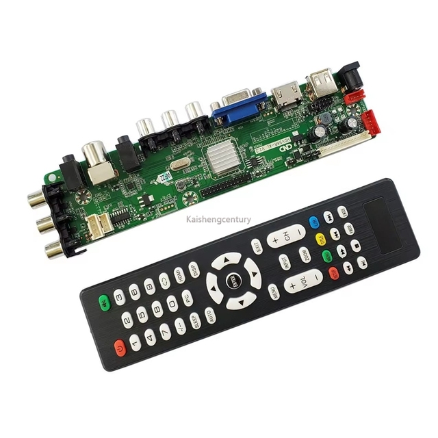 HDV56R-AL V2.2 V56 Universal TV Main Board Jump Cap Function TFT LED TV LCD Controller Board SKD Kit and Parts