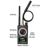 K18 Original USB C Port Anti-espion Détecteur de Bug Caméra Finder RF Scanner Plastique Mise à Niveau RF Signal Détecteur