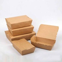 Caja de Papel Coreano Ecológica Personalizada para Hot Dogs y Hamburguesas, con Laminación Mate, para Comida Rápida y Pollo Frito