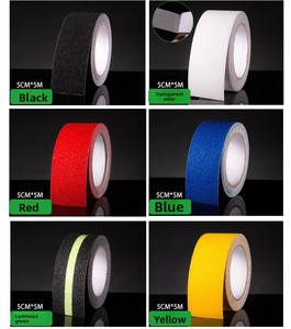 Ruban antidérapant en PVC coloré, adhésif acrylique haute traction, <span class=keywords><strong>bande</strong></span> de sécurité non marquante <span class=keywords><strong>pour</strong></span> surfaces humides et glissantes - Product Image 4