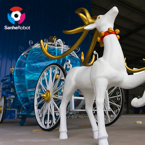 กวางเรนเดียร์คริสต์มาสเคลื่อนไหวได้ ทำจากไฟเบอร์กลาส ขายดี - Product Image 4