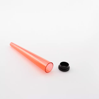 Tube conique en PS avec bouchon à vis 110 mm pour emballage cosmétique