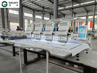 Vente d'usine GALAXY - Machine à broder industrielle à 4 têtes, 12/15 aiguilles, Barudan Tajima