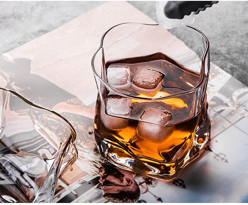 Whiskey Glass Premium 250 ml Glass 2 Piece Set Whiskey Glass Glassware