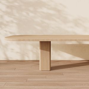 Ensemble de <span class=keywords><strong>table</strong></span> à manger <span class=keywords><strong>ronde</strong></span> de luxe moderne <span class=keywords><strong>rallonge</strong></span> de 8 chaises en bois massif pour bureau hôtel salle à manger pouvant accueillir 10 personnes - Product Image 3