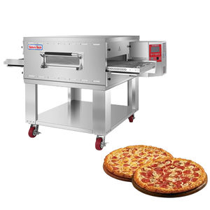 Four à <span class=keywords><strong>pizza</strong></span> professionnel à convoyeur automatique économe en énergie à double contrôle de température - Product Image 1