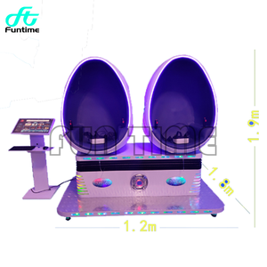 FunTime Arcade Games 2 Seat Egg 9D Amusement Ride 360 VR Cinema Motion Simulador <span class=keywords><strong>de</strong></span> realidad virtual Máquina <span class=keywords><strong>de</strong></span> juego <span class=keywords><strong>de</strong></span> <span class=keywords><strong>disparos</strong></span> - Product Image 6