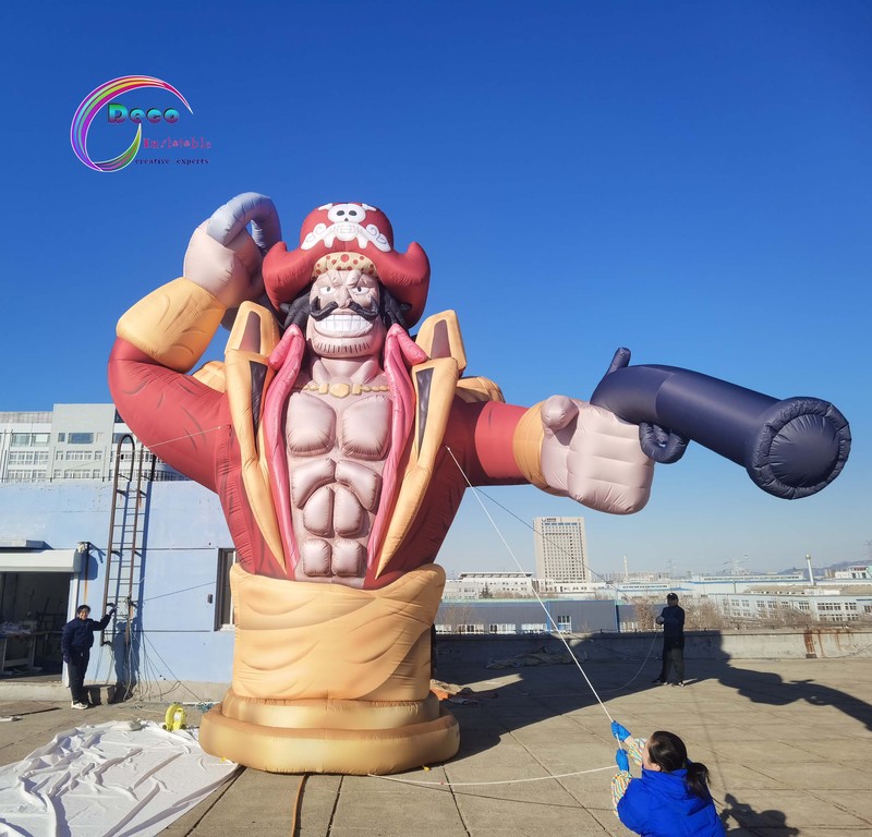 6M Giant Inflatable Blue Cartoon Character