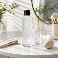 Nouvelle conception – Flacon de solution nettoyante pour pinceaux de maquillage et houppettes, à base d'eau, 100 ml/250 ml