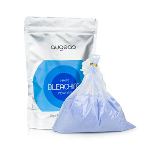 Poudre décolorante pour cheveux bleue, bio, sans poussière, professionnelle, en vrac, en stock, vente en gros, marque privée d'usine - Product Image 1