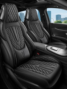 Protector de Asiento de Coche de Cuero Nappa Premium, Ajuste Universal, Accesorios Interiores para Auto, Funda de Asiento Antideslizante - Product Image 4