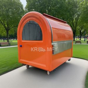 Personnalisation de remorques de food truck, entreprises de glaces, smoothies et desserts glacés, kiosque mobile extérieur, chariot de vente de hot-dogs - Product Image 1