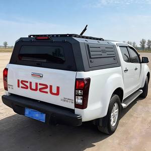 Couverture de benne rigide pour camionnette robuste à 3 ouvertures, avec cadre en acier renforcé et dessus imperméable - Product Image 2