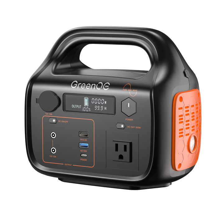 300W Rechargeable Lithium Solar Power Bank for Home Backup CPAP and Outdoor Use Portable and Lightweight