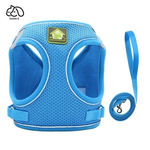 Grosir tali kekang hewan peliharaan desain baru tali anjing sejuk reflektif untuk anak anjing produk hewan peliharaan bergaris kancing taktis mewah - Product Image 6