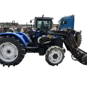 소형 newholland HP80 정면 삽을 가진 농장을 위한 4WD 트랙터