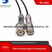 Cable BNC macho a L9 macho RF, Cable de alimentación de, comunicación DDF, transceptor óptico E1, accesorios de conector de Cable de 2M