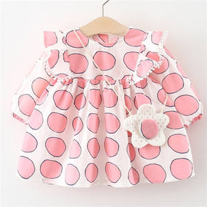 Robe pour bébé et enfant à manches longues à pois, la plus belle, pour les sites de vente en ligne, provenant du marché de gros chinois - Product Image 2