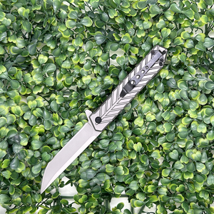 Cuchillo Táctico Portátil Duradero de Acero Inoxidable, Cuchillos de Supervivencia para Defensa Personal, Regalo para Aventuras de Campamento - Product Image 6