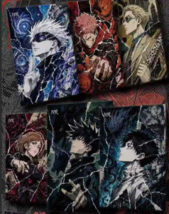 Nouvelle collection de cartes d'art JJK, cartes en papier acrylique coloré <span class=keywords><strong>Jujutsu</strong></span> <span class=keywords><strong>Kaisen</strong></span>, cartes à jouer Zenin Maki Itadori Yuji, cadeaux pour les amateurs - Product Image 5