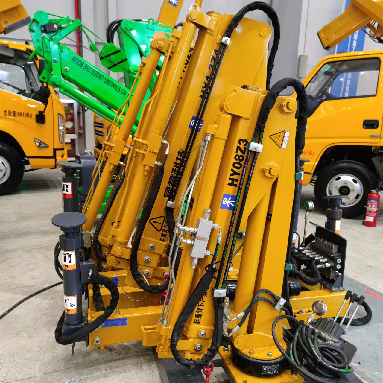 Truk Pickup Crane Lengan Lipat Mini Kecil Arm Crane Artikulasi