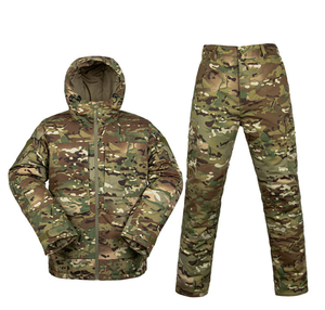 Combinaison d'hiver DF F56 camouflage, coupe-vent, épaisse et chaude, veste et pantalon avec doublure thermique réfléchissante et capuche - Product Image 5