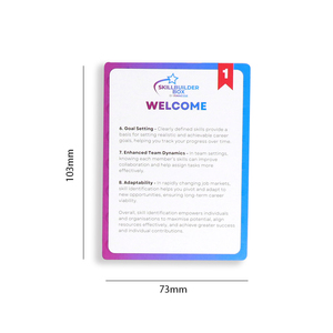 La stampa di giochi di carte personalizzate crea la tua domanda giochi di carte di conversazione <span class=keywords><strong>con</strong></span> scatola rigida - Product Image 3