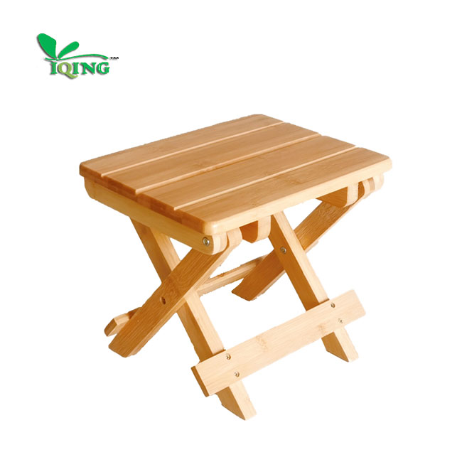 High Quality Natural Bamboo Outdoor Folding Small Chair Dining Folding Stools Modern Kitchen
