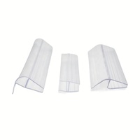 Profil transparent de polycarbonate de PVC de couleur claire pour le connecteur d'angle en verre de glaçage de verre de séparation de balcon