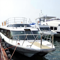 Maison en aluminium, bateau de tourisme, ponton yaht, bateaux de luxe, bateau de passager, barge