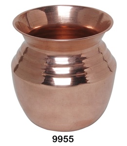 Cendrier religieux indienne en cuivre pur, nouveau Design gaufré Dai, polissage brillant en cuivre pour décoration de la maison - Product Image 2