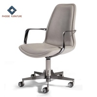 Ensemble de chaise de bureau de direction de luxe, unique, durable, moderne, en cuir véritable