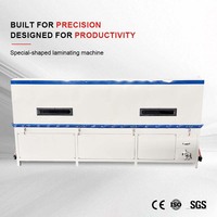 Machine de pressage sous vide pour portes d'armoires en MDF, panneaux de meubles, panneaux profilés, film PVC et feuille décorative